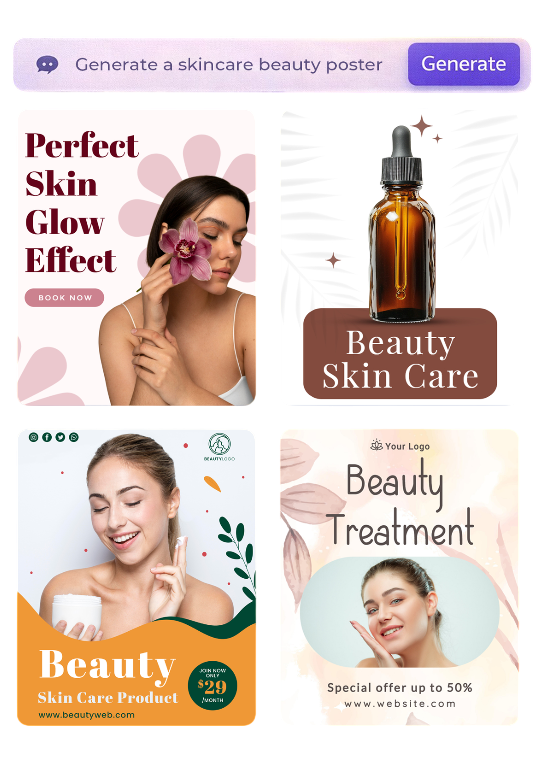 Pixeen AI poster maker app